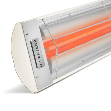 Infratech CD-Series 61 1/4-Inch 6000W Dual Element Electric Infrared Patio Heater - 240V - Biscuit - CD6024BI